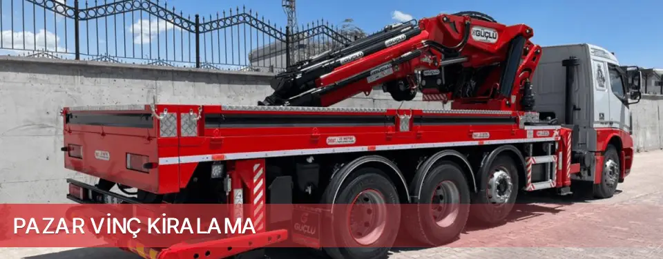 Pazar İlçemi Vinç Kiralama